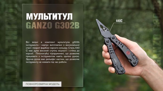 Мультитул Multi Tool Ganzo G302-В