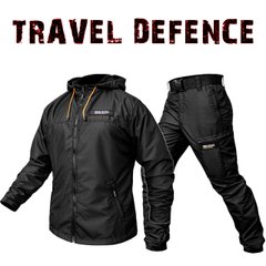 Комплект мілітарі Travel Defence Black Таслан Мікрофліс