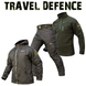 Комплект милитари Travel Defence Dark Olive 3 в 1 Таслан Микрофлис MC00268 фото 1