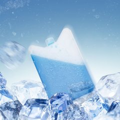 Аккумулятор холода гелиевый IceBox, 15*10*2 см, 200 мл