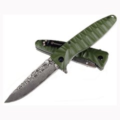 Нож складной Ganzo G620g-2 зеленый травления