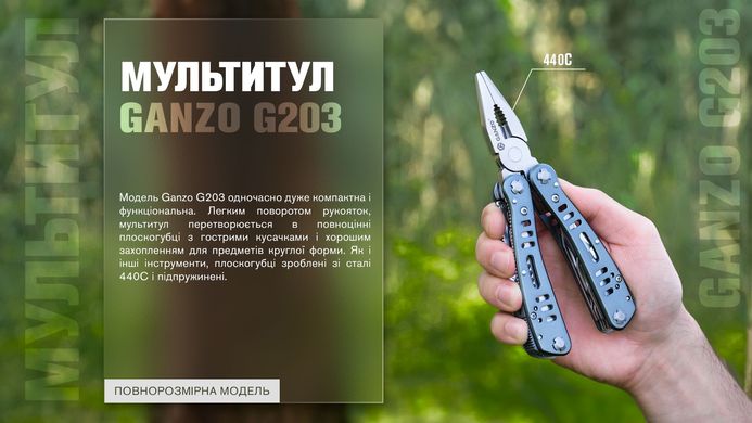 Мультитул Multi Tool Ganzo G203