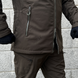 Куртка зимова SoftShell DIVISION + толстовка фліс OLIVE 2 в 1 JA013 фото 7