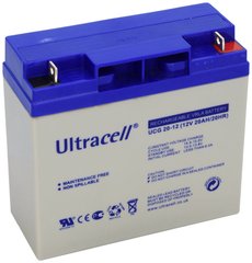 Батарея акумуляторна Ultracell UCG20-12, 12В 20 Агод, AGM
