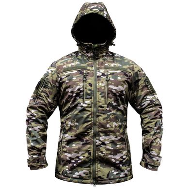 Куртка зимова SoftShell DIVISION+ толстовка флис (MULTICAM) 2 в 1