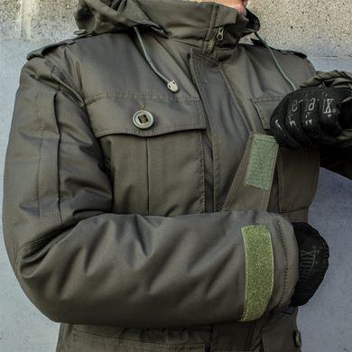 Куртка бушлат зимова RAPTOR-3 ВВЗ OLIVE (Мембрана + Синтепон + Фліс)