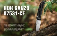Нож складной Ganzo G7531-СF
