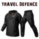 Комплект туристический Travel Defence Анорак Black Таслан Микрофлис MC00263 фото 1